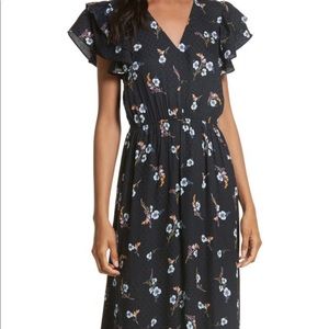 Rebecca Natalie fleur dark navy dress